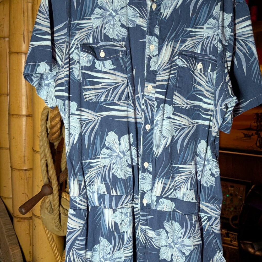 Mens Jumpsuit Standard Issue Hawaiian Tropical 2x… - image 2